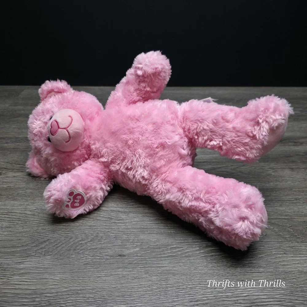 Build A Bear - Pink Teddy Bear - 16